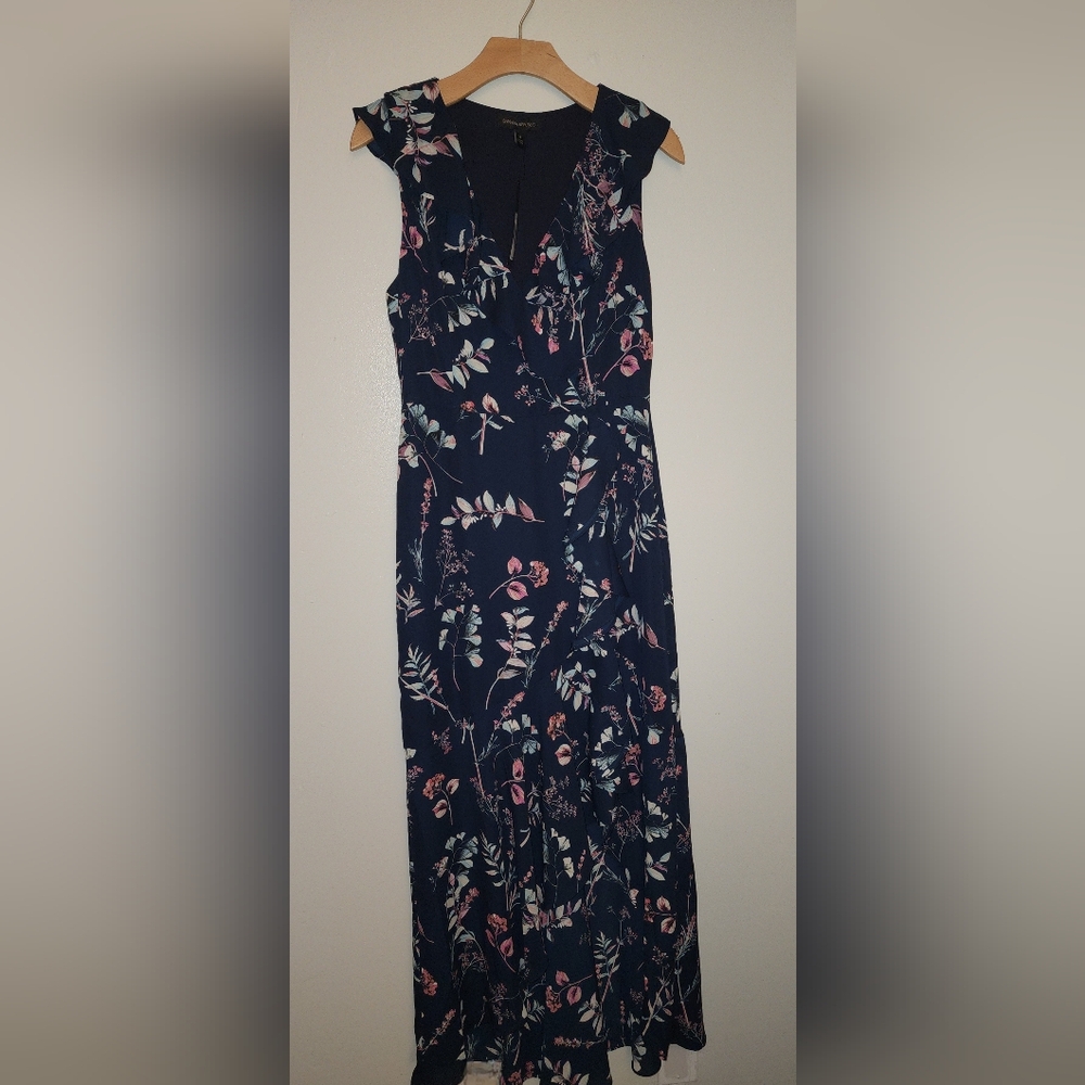 Banana Republic Navy Floral Dress